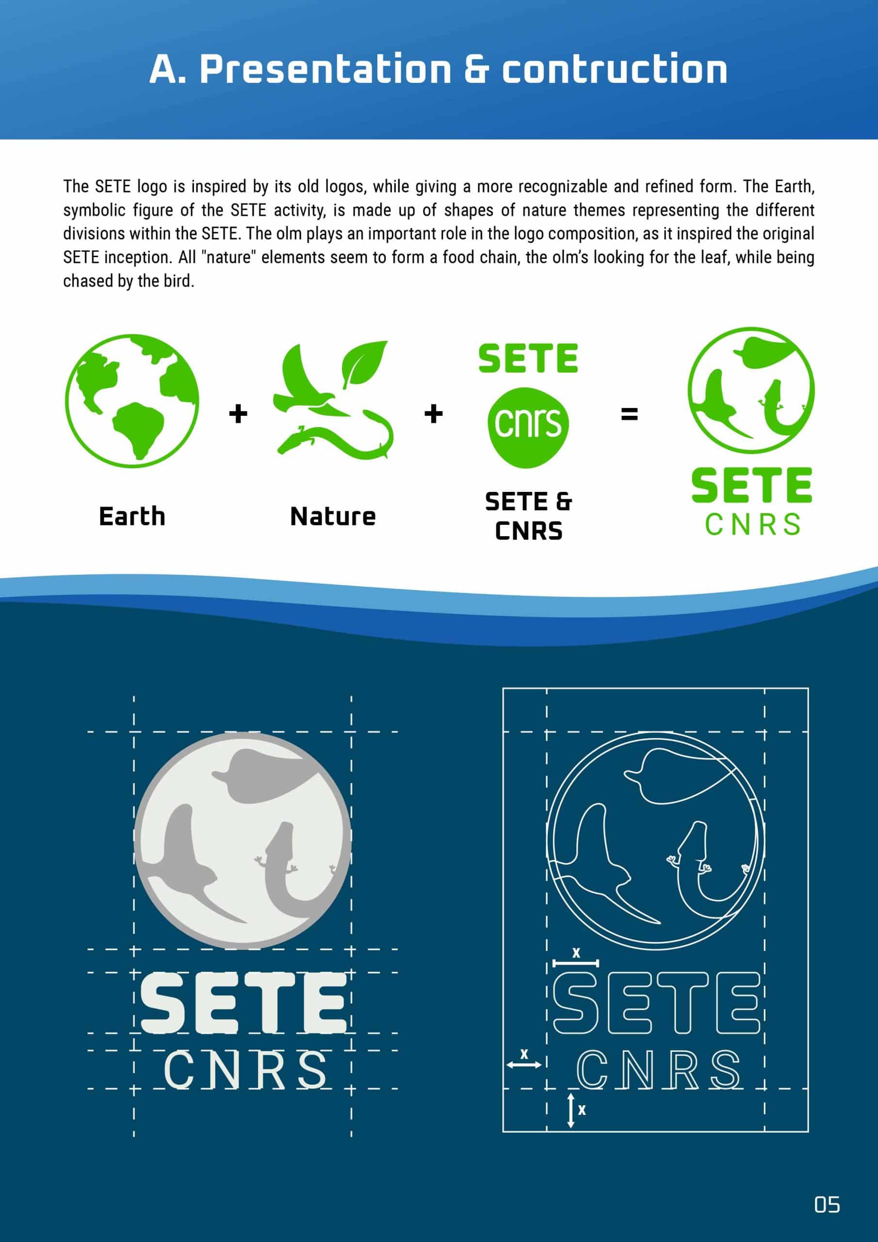 Charte graphique SETE, station d'écologie théorique et expérimentale